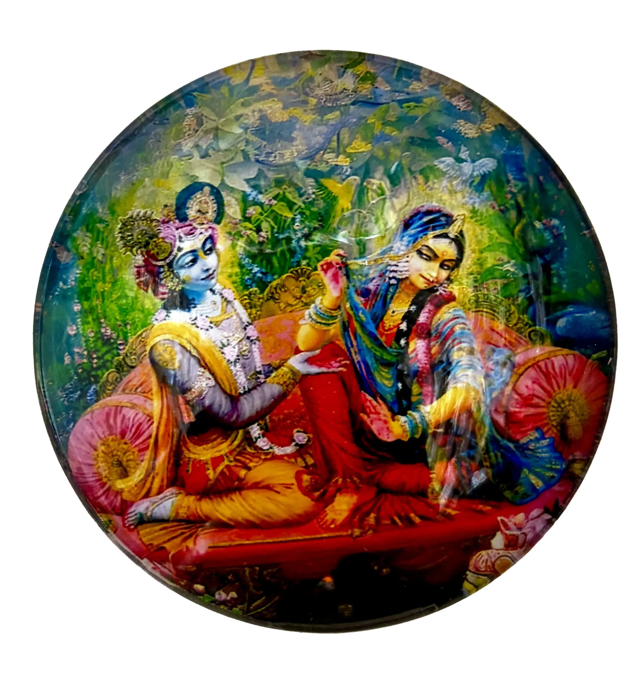 Round Jagannatha Magnet (2.3\" - 5.3 cm)