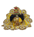 Laddu Gopal Dress Colorful Pearls and Gems