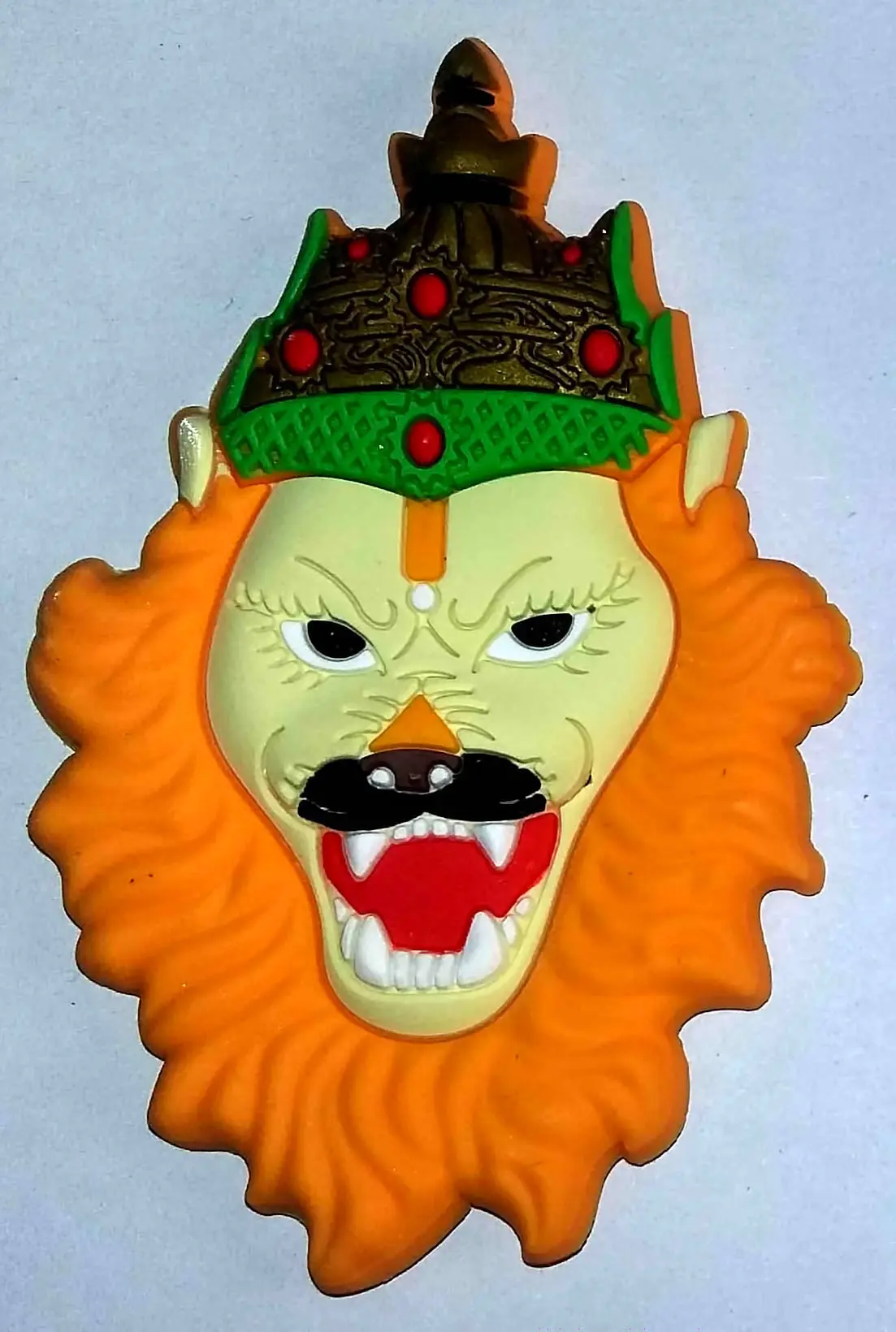 Golden Krishna Pictures with Magnet (set of 4, 3.5x2.5\")