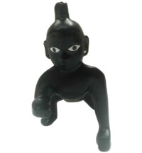 Laddu Gopal Brass Deity with Black Finish 4"