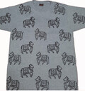 T-Shirt: All Over Cow Hand Print