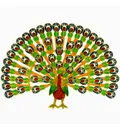 Peacock Trinket Box (Green)