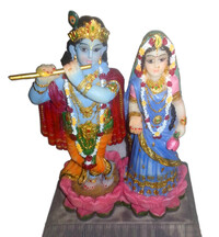 Radha Krishna Polyresin Figure (6" high)