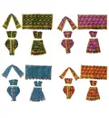 Simple Night Dress for Radha Krishna Deities