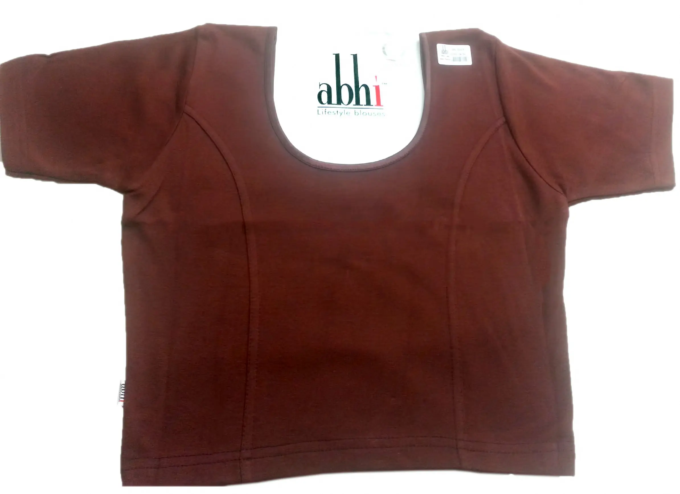 Choli (Open, with hooks)-- T-Shirt / Blouse for wearing with Sari