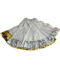 White Petticoat with Gold or Silver Border