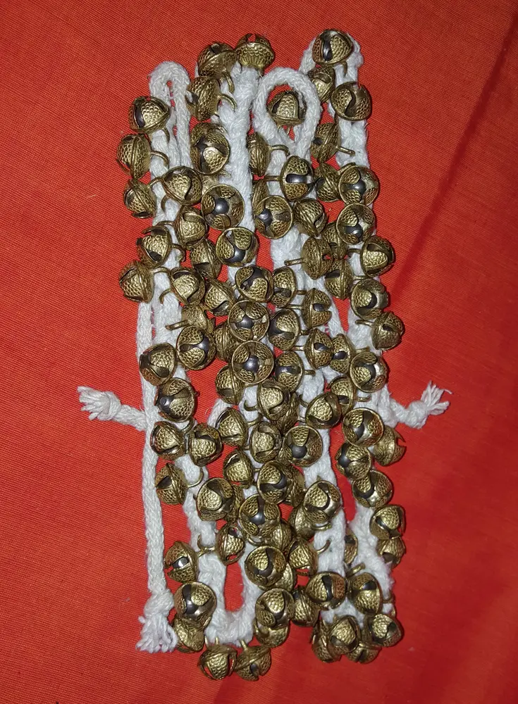 Ankle Bells on String for Dancing 19\"