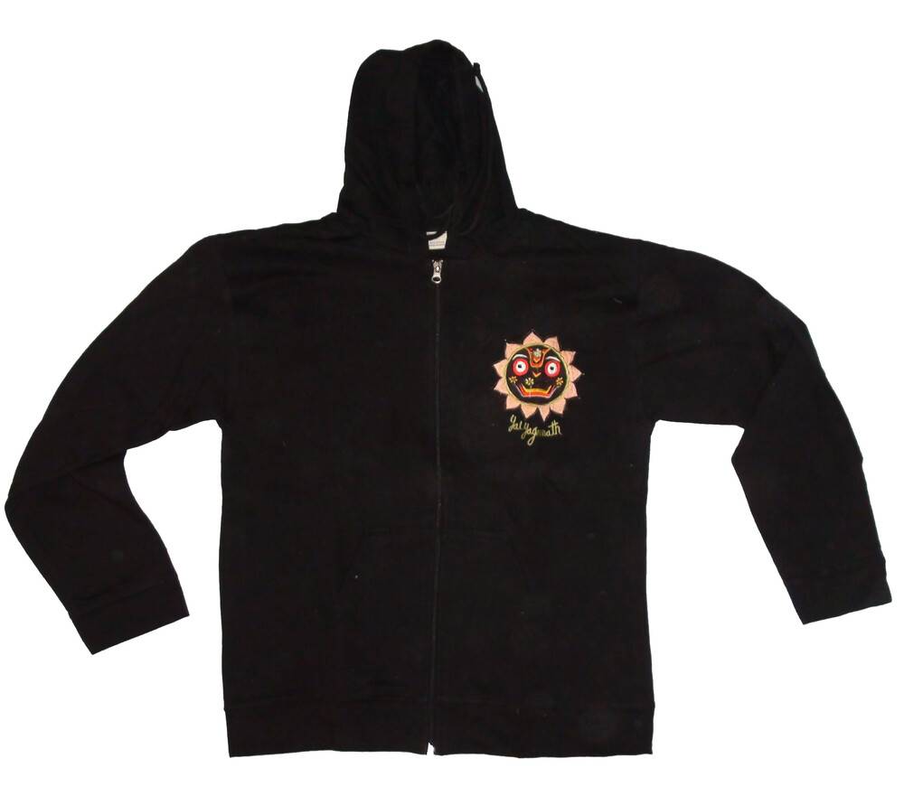 Hoodie Jacket: Jagannatha -- Embroided, Large Size