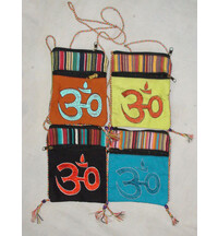 Purse with OM Pattern 5" x 7"