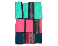 Sari, Cotton Printed -- Orissian (Plain colors with nice borders) Sari, Cotton Printed -- Orissian (Plain colors with nice borders)