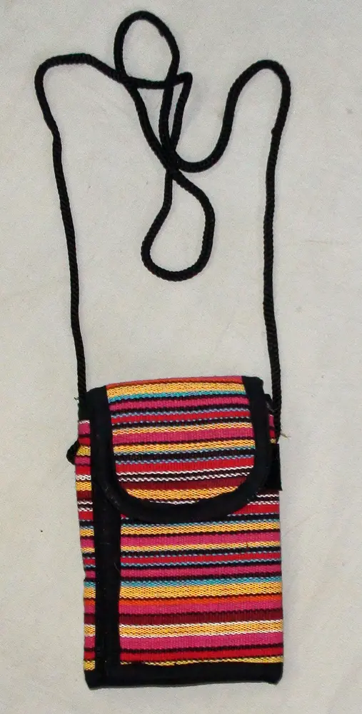 Multicolor Wallet With Nine Pockets