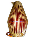 Fiberglass Mrdanga with Traditional Heads (Standard Size - 22\") Including Cloth Cover