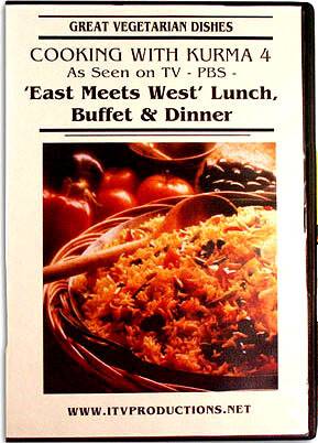 Great Vegetarian Dishes DVD -- East Meets West Lunch, Buffet & Dinner
