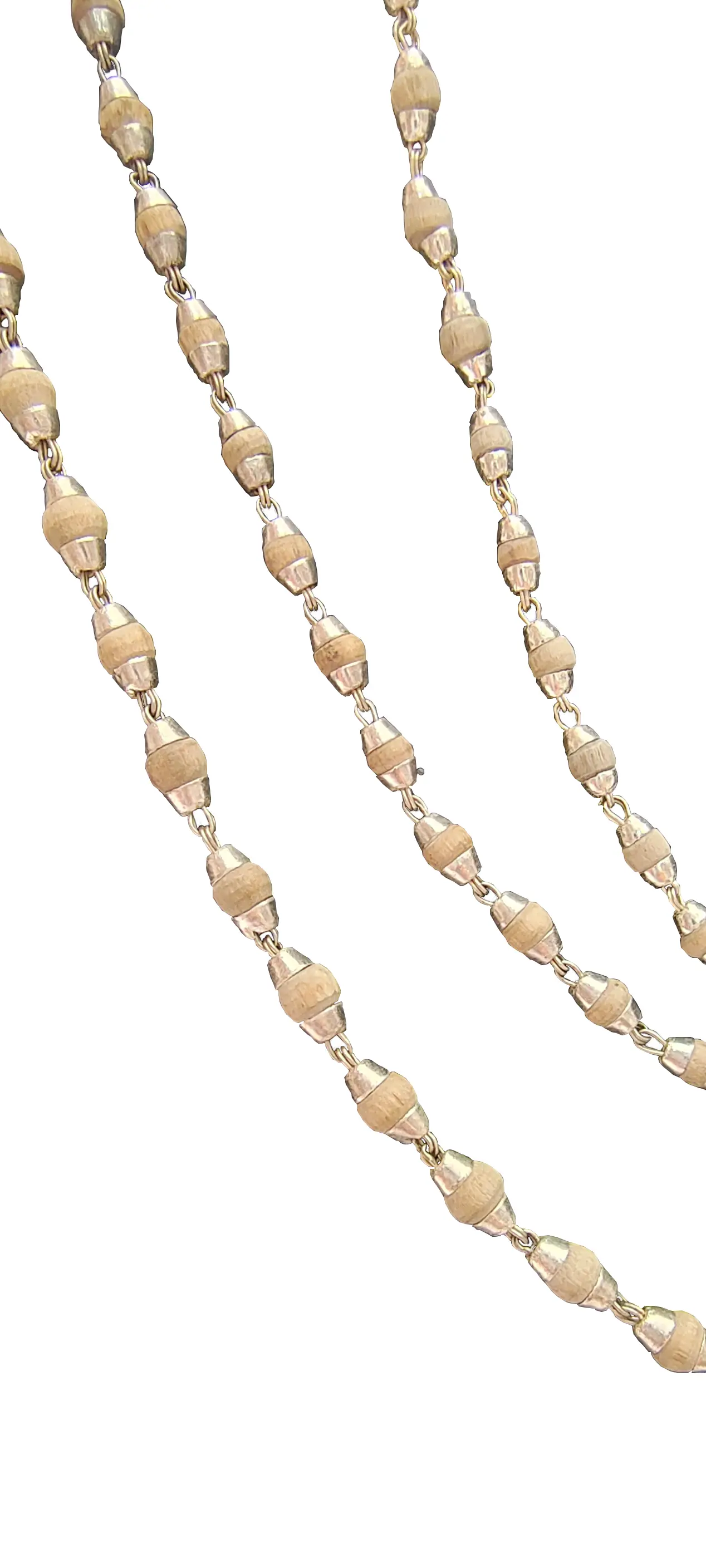 Silver Tulsi Necklace - Medium Beads