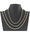 Silver Tulsi Necklace - Medium Beads