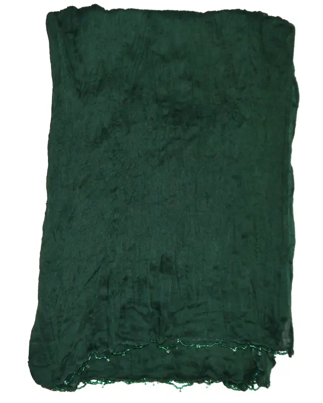 Chadar, Ruffled Cotton with Tassels