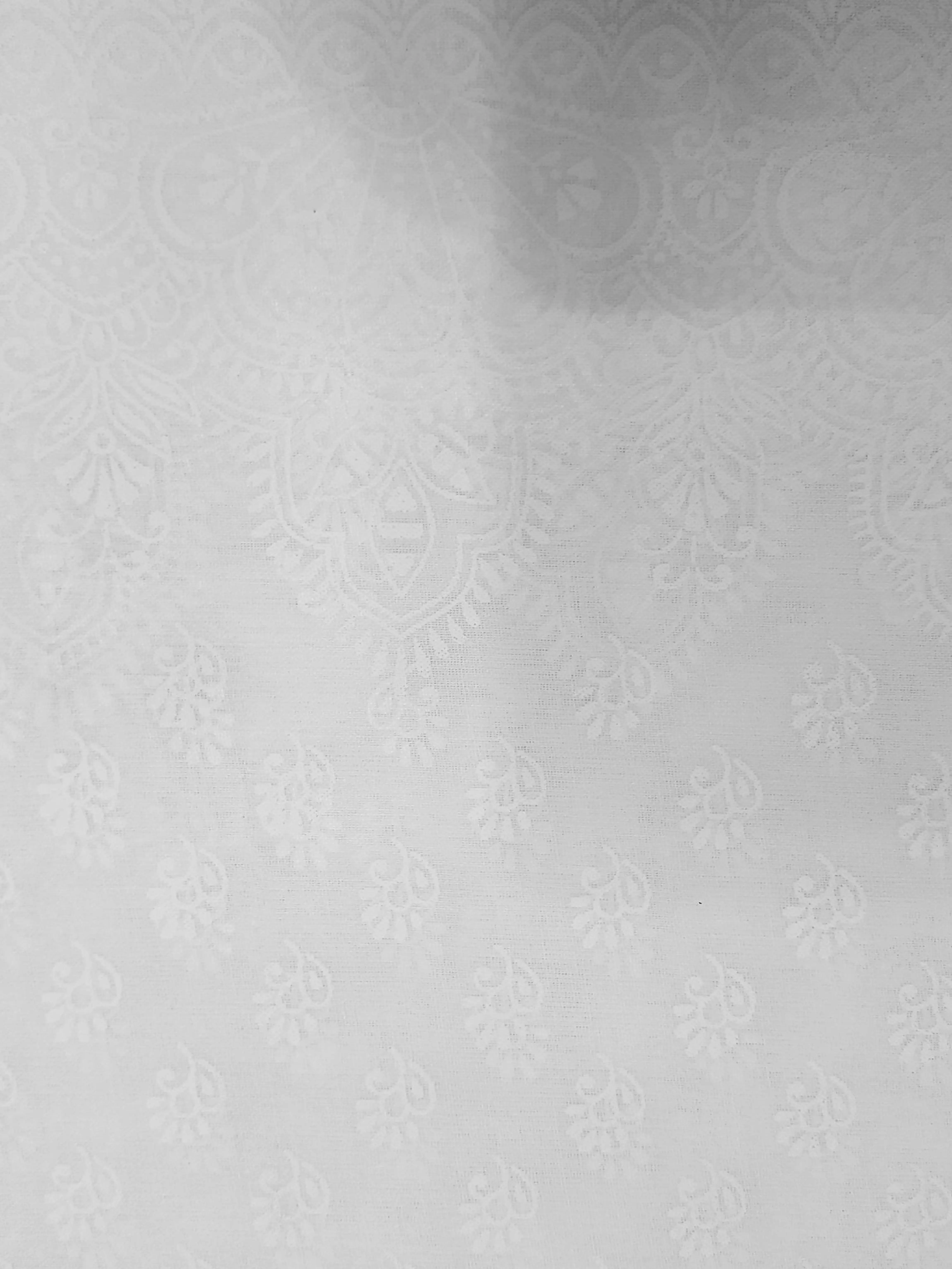 Sari, Cotton Printed -- Vrindavan Print Sari (Pastel colors on white background)