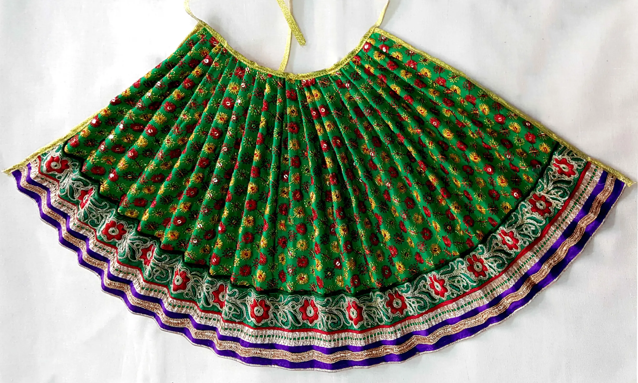 Tulsi Maharani Dress for Pot Heavy Embroidery (13\")