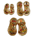 Pair of Golden Shoes (for Radharani)